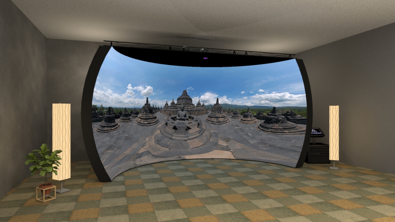 5m Elumenati GeoDome Panorama drawing