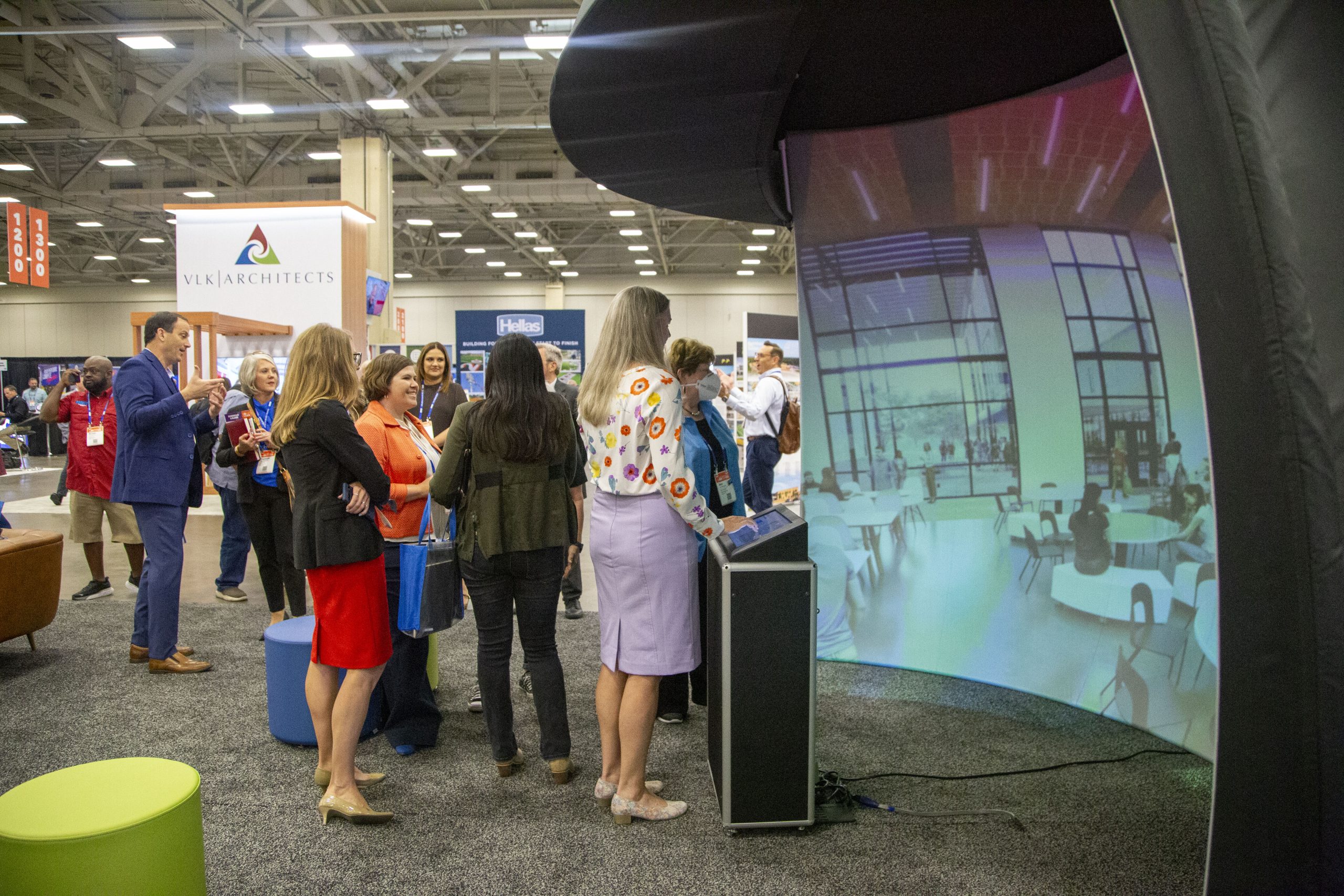 Elumenati GeoDome Panorama for architectural design review at Pfluger Architects
